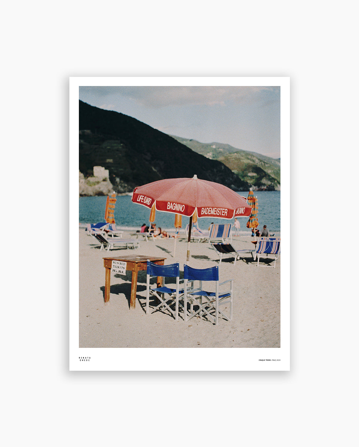 Poster: Cinque Terre. Italy, 2019