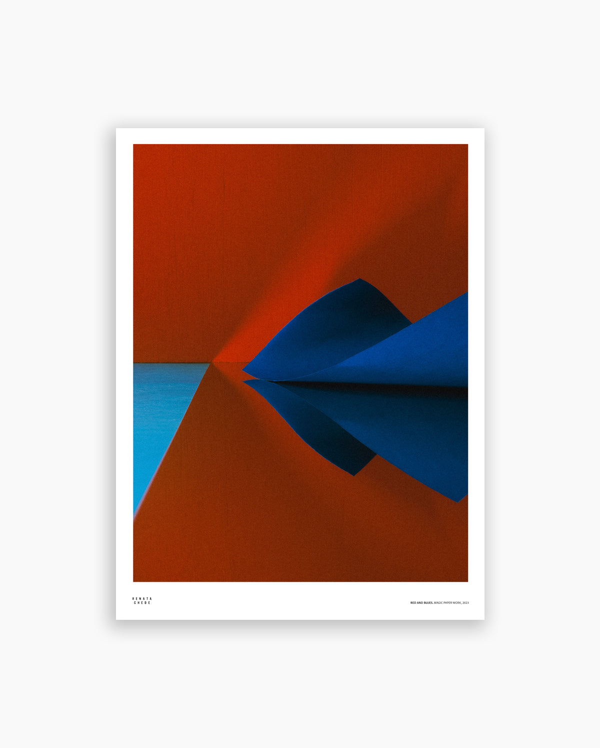 Poster: Red and Blues. Amsterdam, 2023